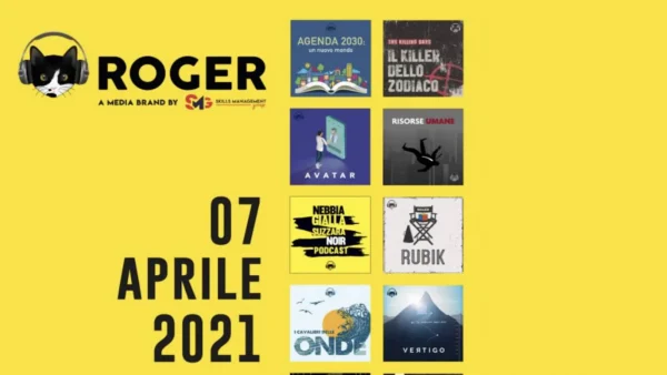 Roger: presentazione dei nuovi podcast con un evento Zoom