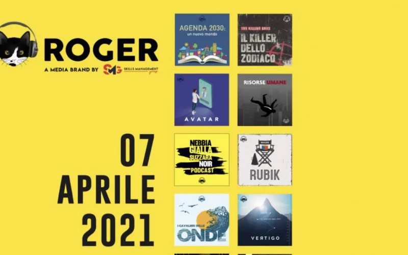 Roger: presentazione dei nuovi podcast con un evento Zoom