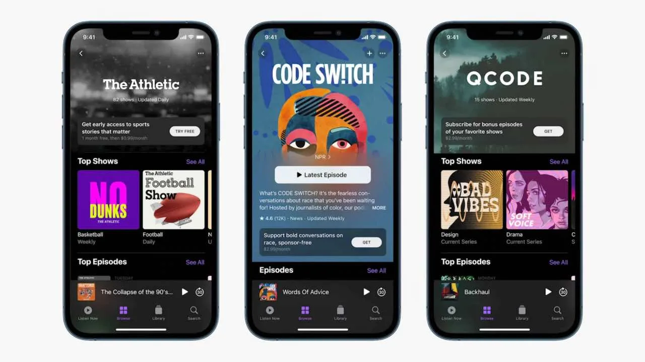 Nuovo Apple podcast in arrivo a maggio