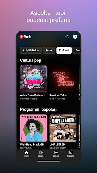 YouTube Music su Android